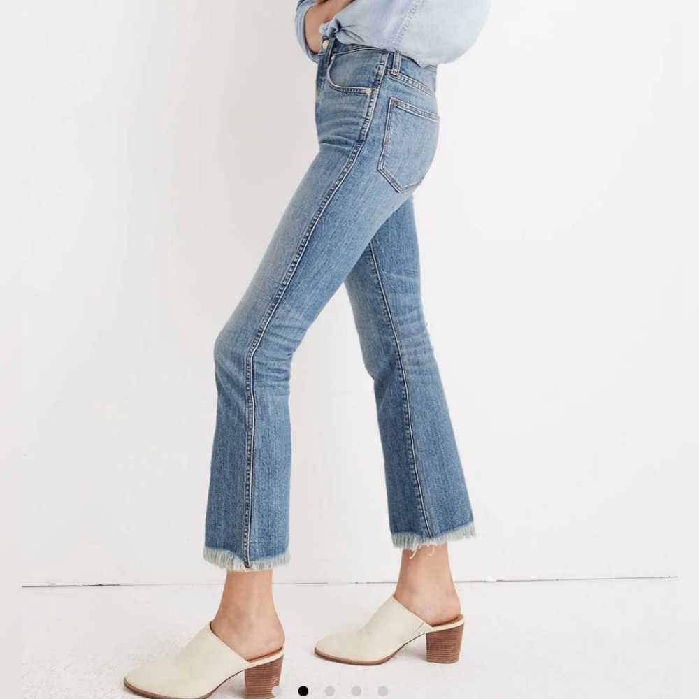 Madewell Cali Demi-Boot Blue Jeans Women’s Size: 29 - Picture 3 of 16